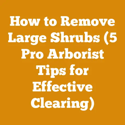 How to Remove Large Shrubs (5 Pro Arborist Tips for Effective Clearing)