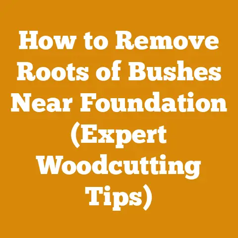 How to Remove Roots of Bushes Near Foundation (Expert Woodcutting Tips)