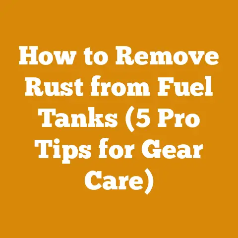 How to Remove Rust from Fuel Tanks (5 Pro Tips for Gear Care)
