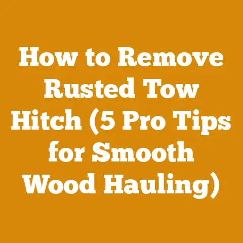 How to Remove Rusted Tow Hitch (5 Pro Tips for Smooth Wood Hauling)