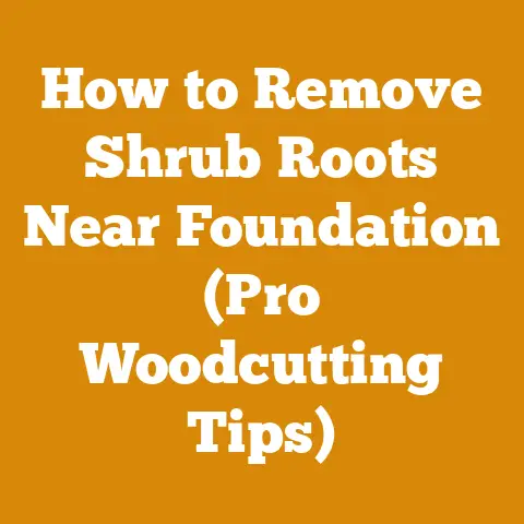 How to Remove Shrub Roots Near Foundation (Pro Woodcutting Tips)
