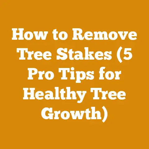 How to Remove Tree Stakes (5 Pro Tips for Healthy Tree Growth)