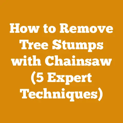 How to Remove Tree Stumps with Chainsaw (5 Expert Techniques)