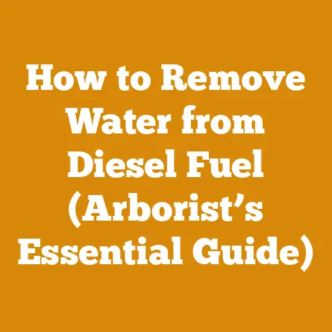 How to Remove Water from Diesel Fuel (Arborist’s Essential Guide)