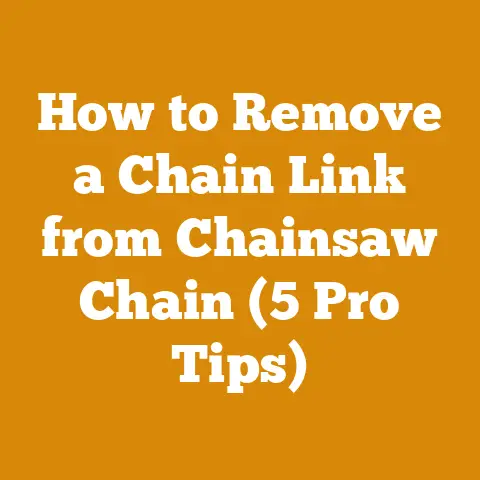 How to Remove a Chain Link from Chainsaw Chain (5 Pro Tips)