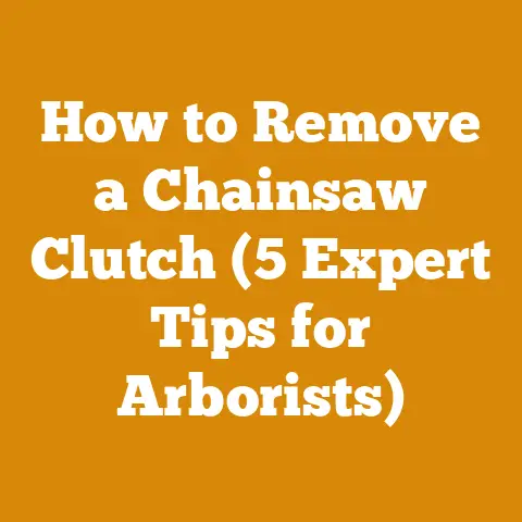 How to Remove a Chainsaw Clutch (5 Expert Tips for Arborists)