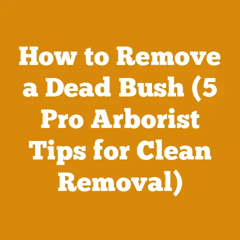 How to Remove a Dead Bush (5 Pro Arborist Tips for Clean Removal)