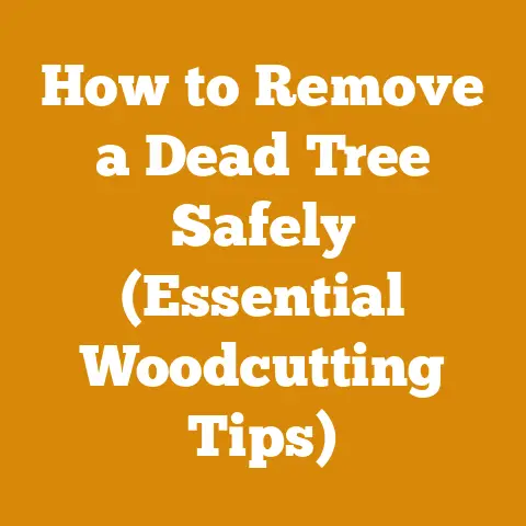 How to Remove a Dead Tree Safely (Essential Woodcutting Tips)