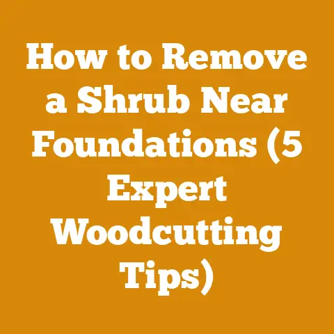 How to Remove a Shrub Near Foundations (5 Expert Woodcutting Tips)