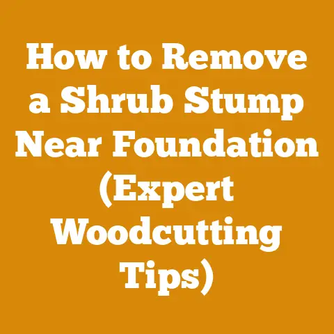 How to Remove a Shrub Stump Near Foundation (Expert Woodcutting Tips)