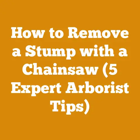 How to Remove a Stump with a Chainsaw (5 Expert Arborist Tips)