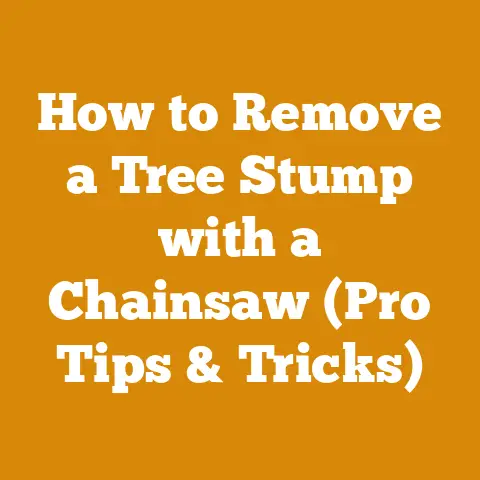 How to Remove a Tree Stump with a Chainsaw (Pro Tips & Tricks)