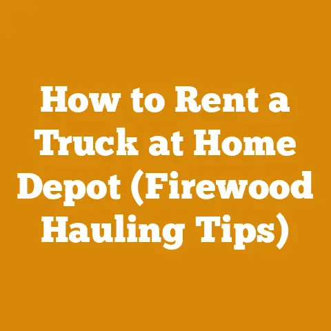 How to Rent a Truck at Home Depot (Firewood Hauling Tips)