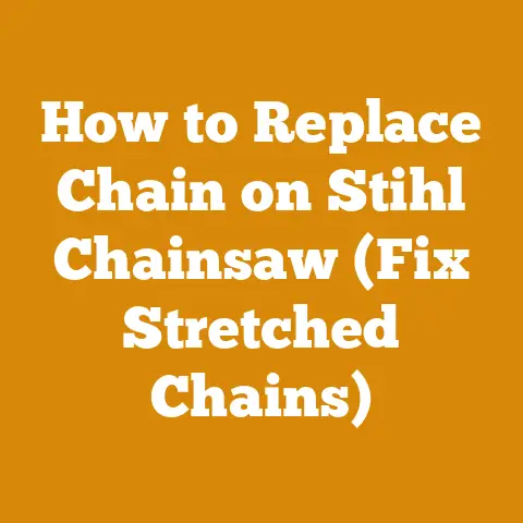 How to Replace Chain on Stihl Chainsaw (Fix Stretched Chains)