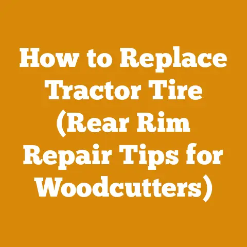 How to Replace Tractor Tire (Rear Rim Repair Tips for Woodcutters)
