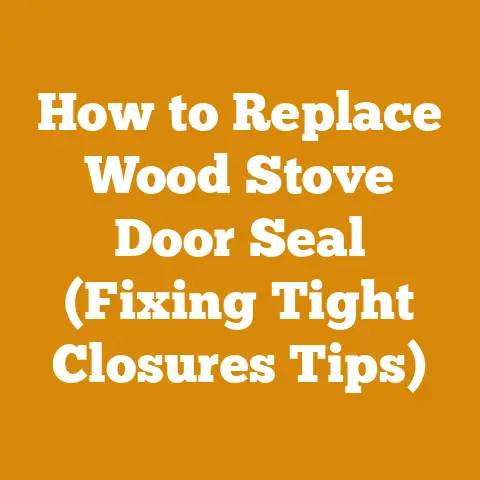 How to Replace Wood Stove Door Seal (Fixing Tight Closures Tips)