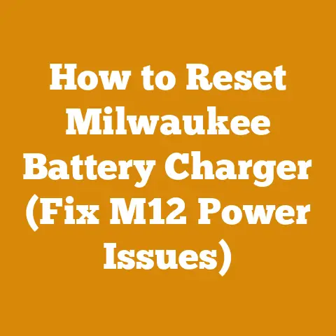 How to Reset Milwaukee Battery Charger (Fix M12 Power Issues)