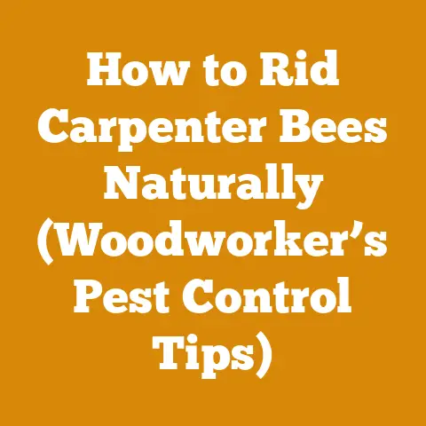 How to Rid Carpenter Bees Naturally (Woodworker’s Pest Control Tips)