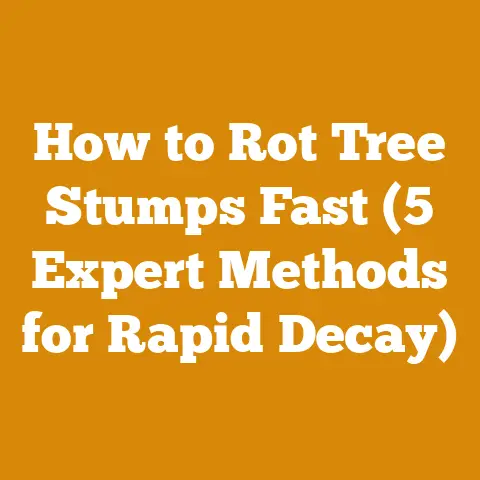 How to Rot Tree Stumps Fast (5 Expert Methods for Rapid Decay)