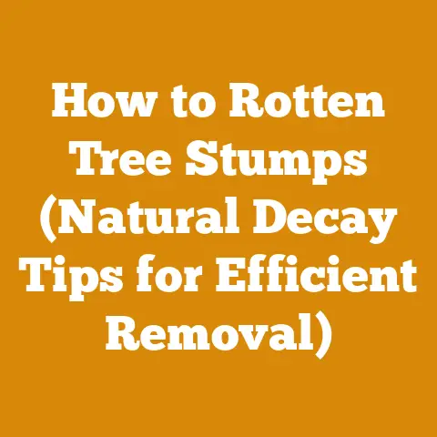 How to Rotten Tree Stumps (Natural Decay Tips for Efficient Removal)