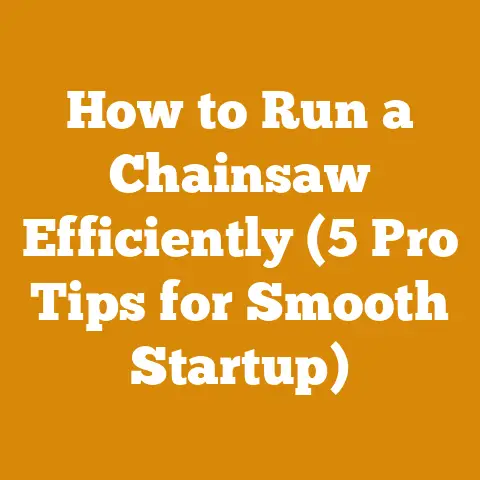 How to Run a Chainsaw Efficiently (5 Pro Tips for Smooth Startup)