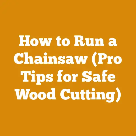 How to Run a Chainsaw (Pro Tips for Safe Wood Cutting)