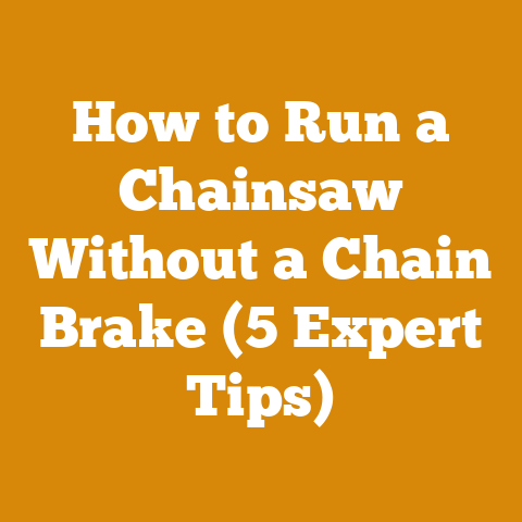 How to Run a Chainsaw Without a Chain Brake (5 Expert Tips)