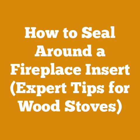 How to Seal Around a Fireplace Insert (Expert Tips for Wood Stoves)