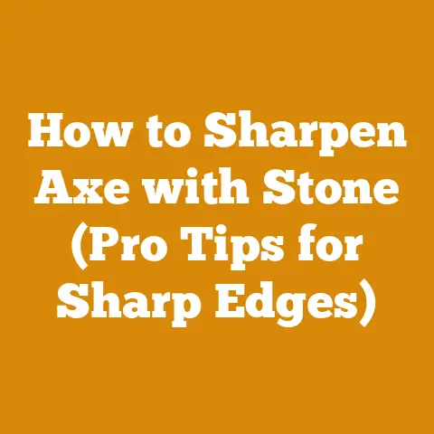 How to Sharpen Axe with Stone (Pro Tips for Sharp Edges)
