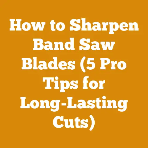 How to Sharpen Band Saw Blades (5 Pro Tips for Long-Lasting Cuts)