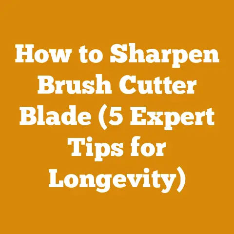 How to Sharpen Brush Cutter Blade (5 Expert Tips for Longevity)