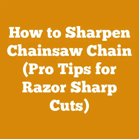 How to Sharpen Chainsaw Chain (Pro Tips for Razor Sharp Cuts)