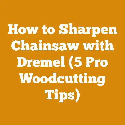 How to Sharpen Chainsaw with Dremel (5 Pro Woodcutting Tips)