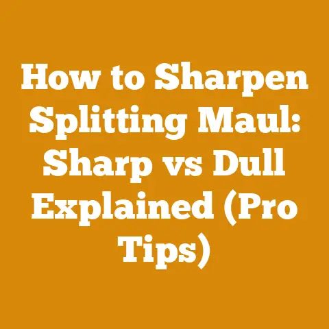 How to Sharpen Splitting Maul: Sharp vs Dull Explained (Pro Tips)