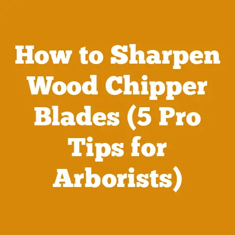 How to Sharpen Wood Chipper Blades (5 Pro Tips for Arborists)