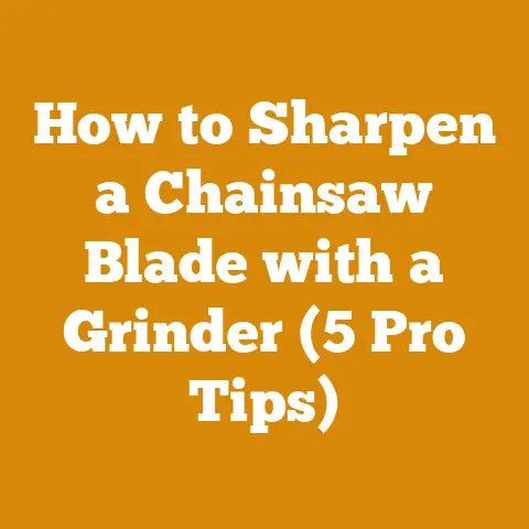 How to Sharpen a Chainsaw Blade with a Grinder (5 Pro Tips)