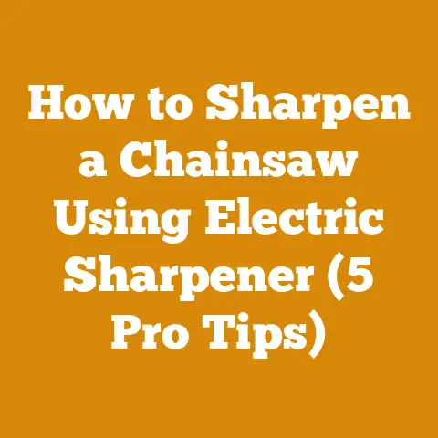 How to Sharpen a Chainsaw Using Electric Sharpener (5 Pro Tips)