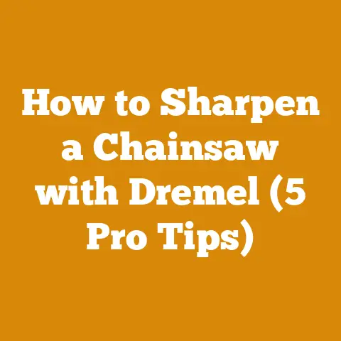 How to Sharpen a Chainsaw with Dremel (5 Pro Tips)