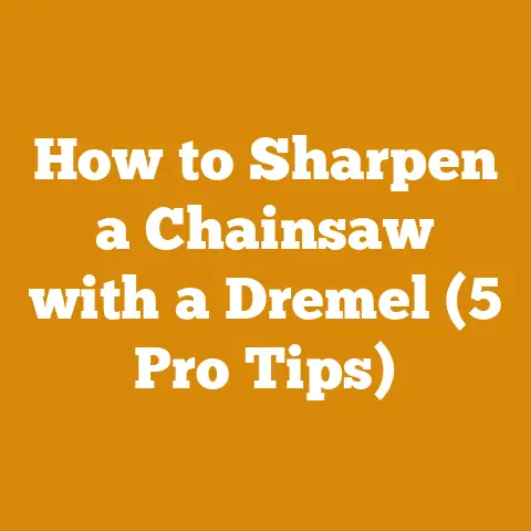 How to Sharpen a Chainsaw with a Dremel (5 Pro Tips)