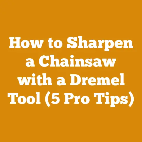 How to Sharpen a Chainsaw with a Dremel Tool (5 Pro Tips)