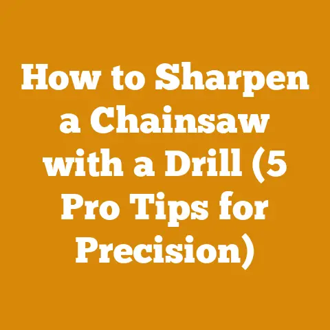 How to Sharpen a Chainsaw with a Drill (5 Pro Tips for Precision)