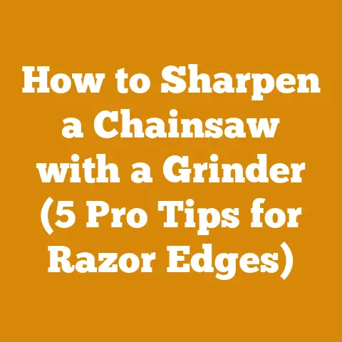 How to Sharpen a Chainsaw with a Grinder (5 Pro Tips for Razor Edges)