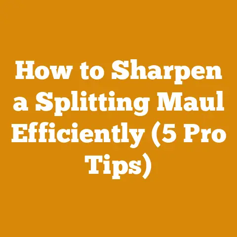 How to Sharpen a Splitting Maul Efficiently (5 Pro Tips)