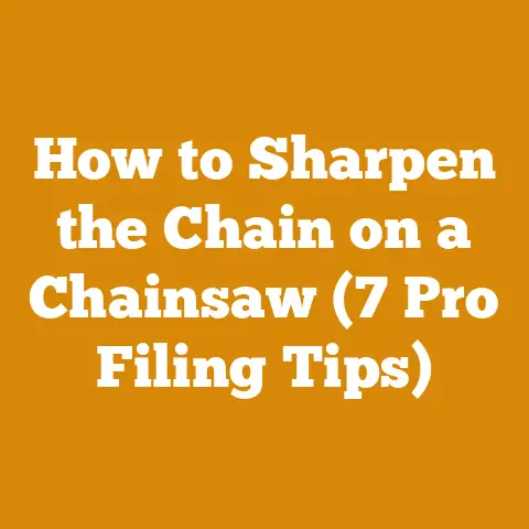 How to Sharpen the Chain on a Chainsaw (7 Pro Filing Tips)