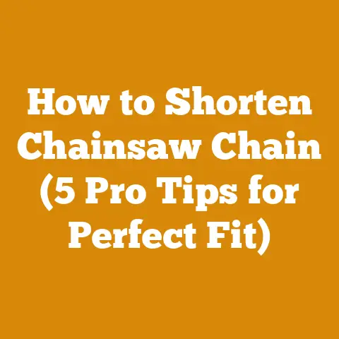 How to Shorten Chainsaw Chain (5 Pro Tips for Perfect Fit)