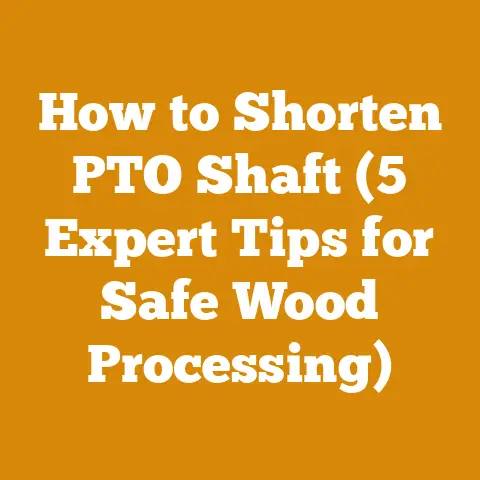 How to Shorten PTO Shaft (5 Expert Tips for Safe Wood Processing)