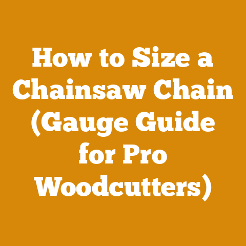 How to Size a Chainsaw Chain (Gauge Guide for Pro Woodcutters)