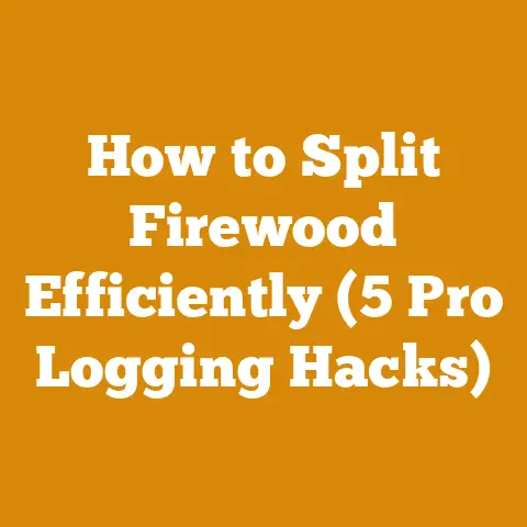 How to Split Firewood Efficiently (5 Pro Logging Hacks)