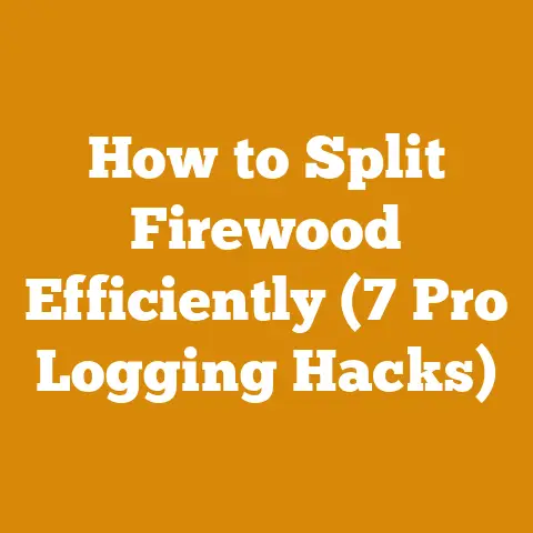 How to Split Firewood Efficiently (7 Pro Logging Hacks)