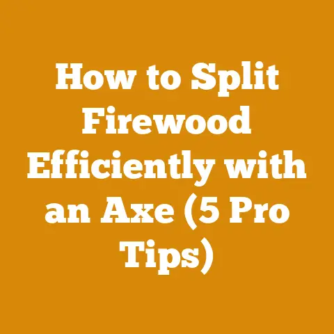 How to Split Firewood Efficiently with an Axe (5 Pro Tips)